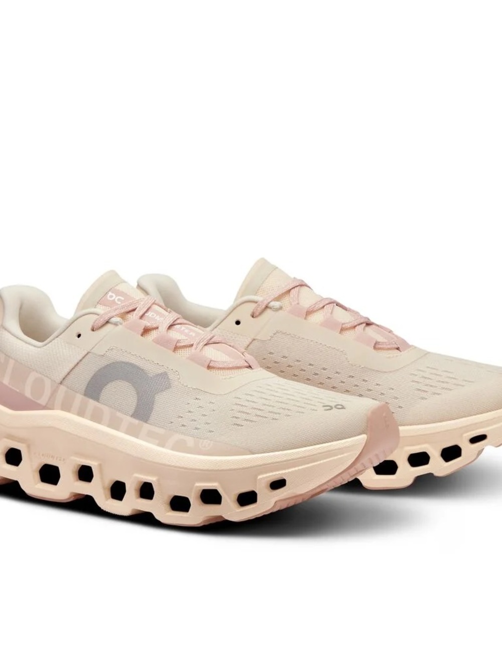 Gently used ON Cloud monster Fawn pink women’s 8 sneaker